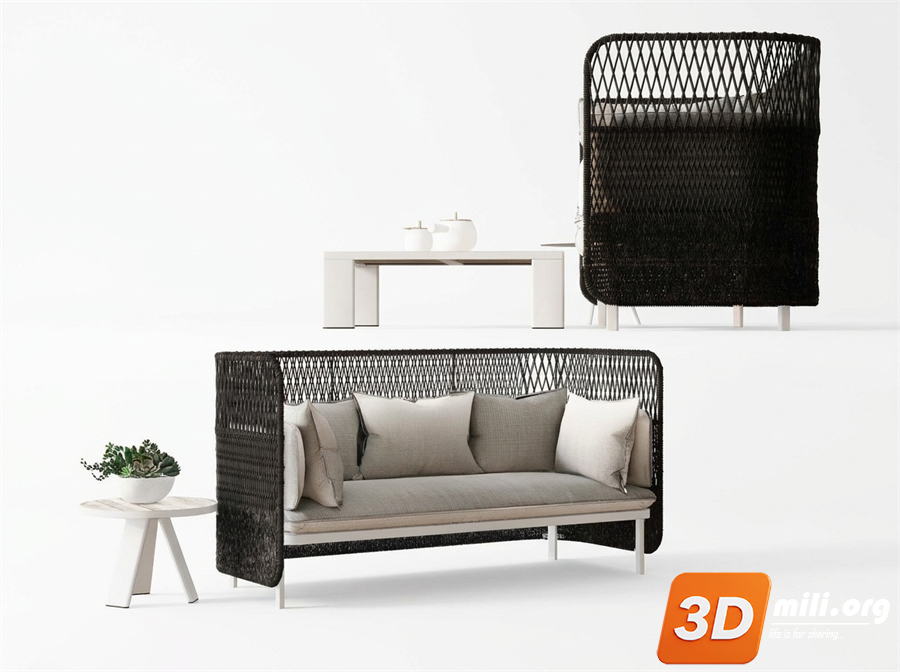 Outdoor Sofa Skp Files